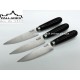 Cuchillo Cocina Pallares Acero Inox con Mango en Madera de Ébano Cuchillo Cocina Pallares Acero Inox con Mango en Madera de Ébano