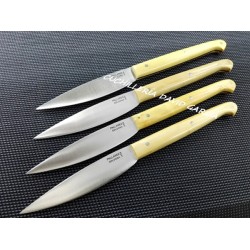 Cuchillo Mesa Estilizado Pallares  Acero Inox con Mango de Boj