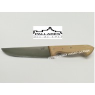Cuchillo Carnicero Pallares  Acero Carbono con Mango de Haya 15 cm Cuchillo Carnicero Pallares  Acero Carbono con Mango de Haya 15 cm