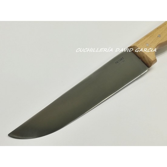 Cuchillo Carnicero Pallarès  Acero Carbono con Mango de Haya 20 cm