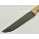 Cuchillo Carnicero Pallarès  Acero Carbono con Mango de Haya 20 cm