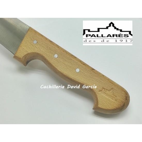 Cuchillo Carnicero Pallarès Acero Carbono con Mango de Haya 23 cm Cuchillo Carnicero Pallarès Acero Carbono con Mango de Haya 23 cm
