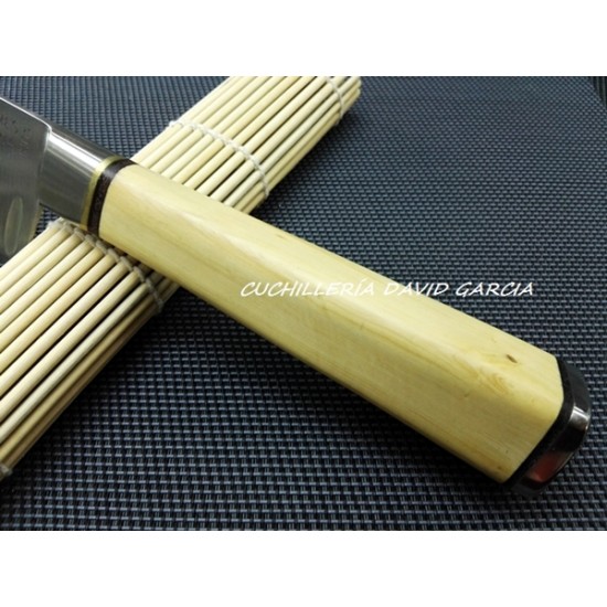 Pallarès Cuchillo Santoku Forjado Madera de Boj 17 cm Pallarès Cuchillo Santoku Forjado Madera de Boj 17 cm