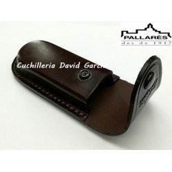 Pallarès Funda Piel para Navajas Posición Vertical / Horizontal Marron Grande