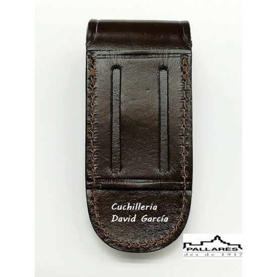 Pallarès Funda Piel para Navajas Posición Vertical / Horizontal Marron Grande Pallarès Funda Piel para Navajas Posición Vertical / Horizontal Marron Grande