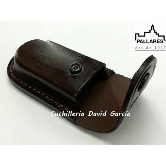 Pallarès Funda Piel para Navajas Posición Vertical / Horizontal Marron Pallarès Funda Piel para Navajas Posición Vertical / Horizontal Marron