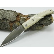 Pallares Busa Asta Blanca Ciervo Pulido con Pin decorativo Carbono Pallares Busa Asta Blanca Ciervo Pulido con Pin decorativo Carbono