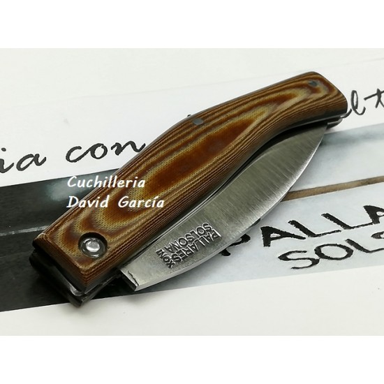 Pallarès Busa Micarta Marron Inox