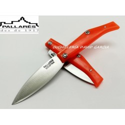Pallares  Navaja Comun Color Naranja Acero Carbono nº00 Pallares  Navaja Comun Color Naranja Acero Carbono nº00
