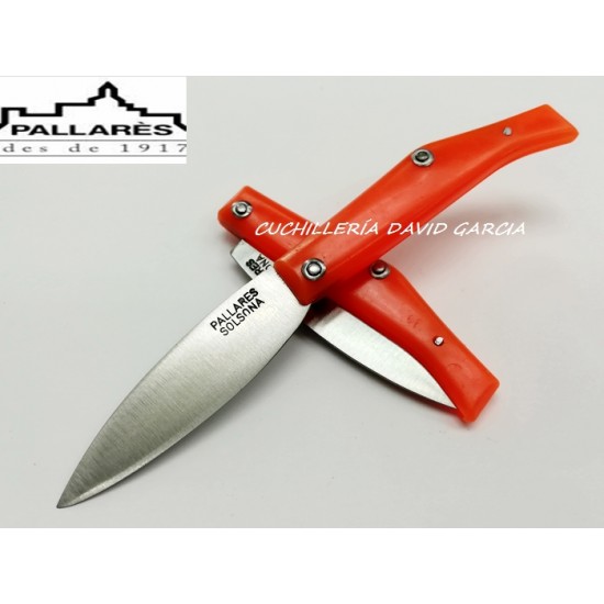 Pallares Navaja Comun Color Naranja Acero Carbono nº00 Pallares Navaja Comun Color Naranja Acero Carbono nº00