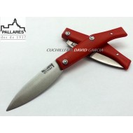 Pallares Navaja Comun Color Rojo Inox Nº00 Pallares Navaja Comun Color Rojo Inox Nº00