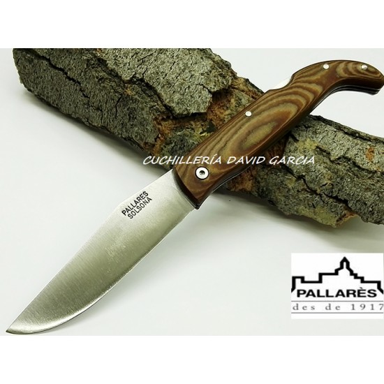 Pallarès Pedraforca Micarta Marron Acero Carbono Pallarès Pedraforca Micarta Marron Acero Carbono