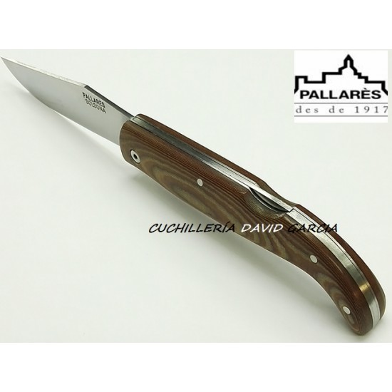 Pallarès Pedraforca Micarta Marron Acero Carbono Pallarès Pedraforca Micarta Marron Acero Carbono