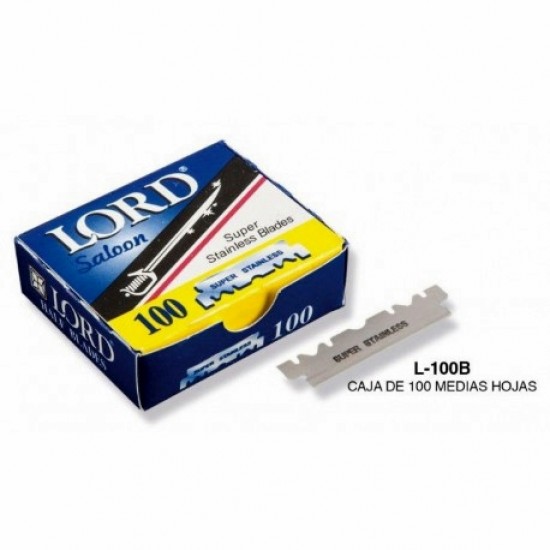 Cuchillas de afeitar Partidas Lord 100 unid L-100B