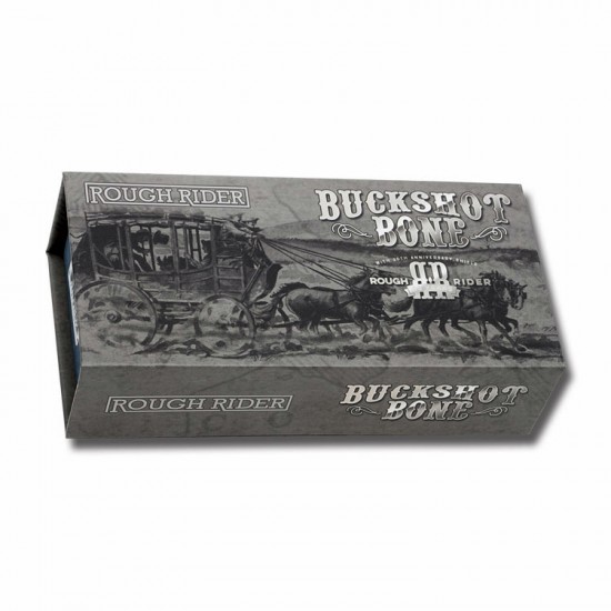 Rough Rider Buckshot Bone Doble Lockback  Edicion 20 Aniversario RR1546
