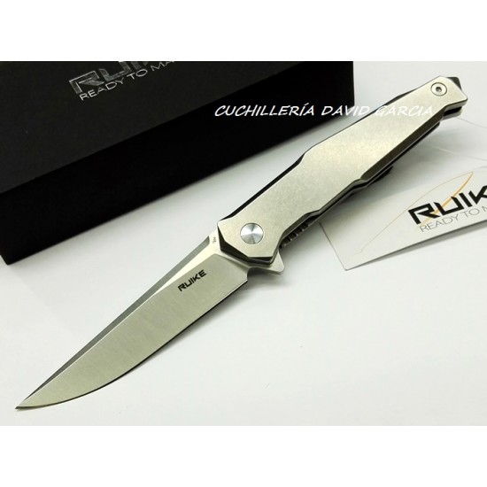 Navaja Ruike P108-SF Doble bloqueo Acero 14C28N Navaja Ruike P108-SF Doble bloqueo Acero 14C28N