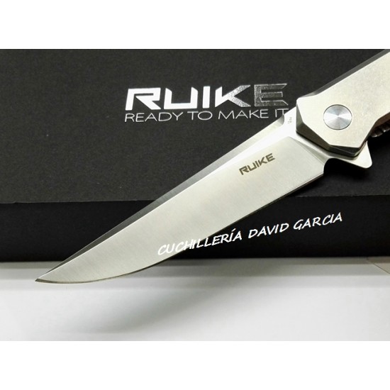 Navaja Ruike P108-SF Doble bloqueo Acero 14C28N Navaja Ruike P108-SF Doble bloqueo Acero 14C28N