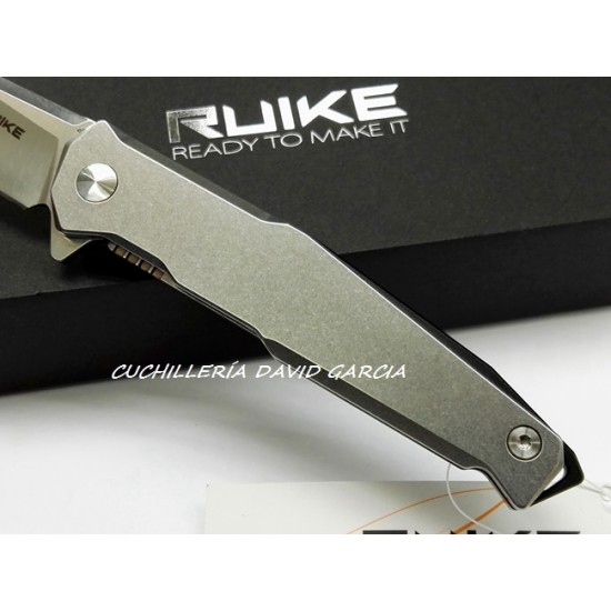 Navaja Ruike P108-SF Doble bloqueo Acero 14C28N Navaja Ruike P108-SF Doble bloqueo Acero 14C28N
