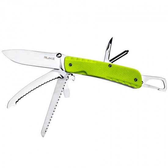 Ruike Trekker LD43 Navaja Multiusos G10 Acero 12C27 15 usos Ruike Trekker LD43 Navaja Multiusos G10 Acero 12C27 15 usos