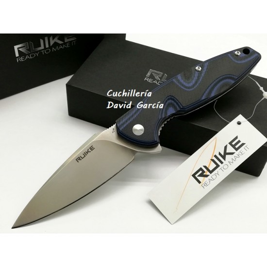 Ruike P105-Q G10  Negro/Azul Acero 14C28N