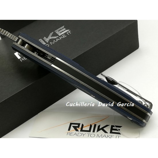 Ruike P105-Q G10  Negro/Azul Acero 14C28N