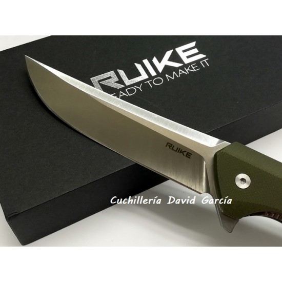 Ruike P121-G G10  Verde Oliva Acero 14C28N