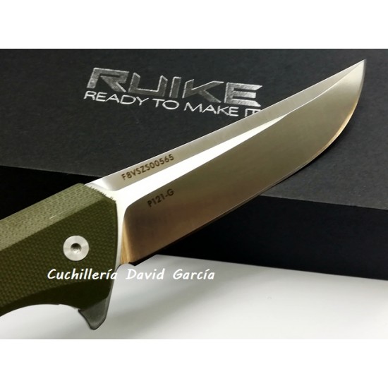 Ruike P121-G G10  Verde Oliva Acero 14C28N