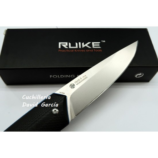 Ruike P848-B  G10 Negro Acero 14C28N