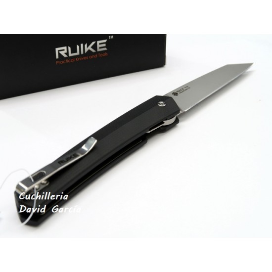 Ruike P865-B  G10 Negro Acero 14C28N