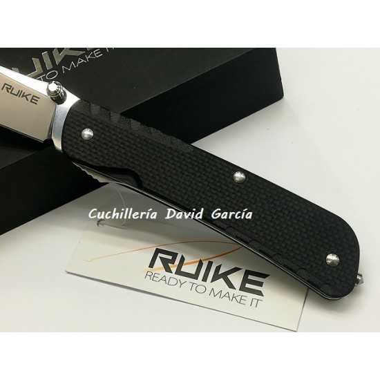 Ruike Trekker LD11-B G10 Negro Acero 12C27 Ruike Trekker LD11-B G10 Negro Acero 12C27