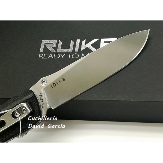 Ruike Trekker LD11-B G10 Negro Acero 12C27