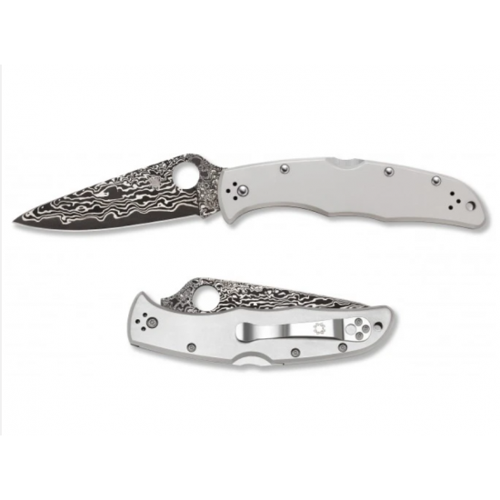 Spyderco Endura 4 Titanio Damasco SC10TIPD Spyderco Endura 4 Titanio Damasco SC10TIPD