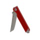 StatGear Pocket Samurai Navaja llavero Aluminio Rojo