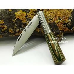 Taramundi Punta Recta 7 cm Madera Estabilizada Verde 001 Taramundi Punta Recta 7 cm Madera Estabilizada Verde 001