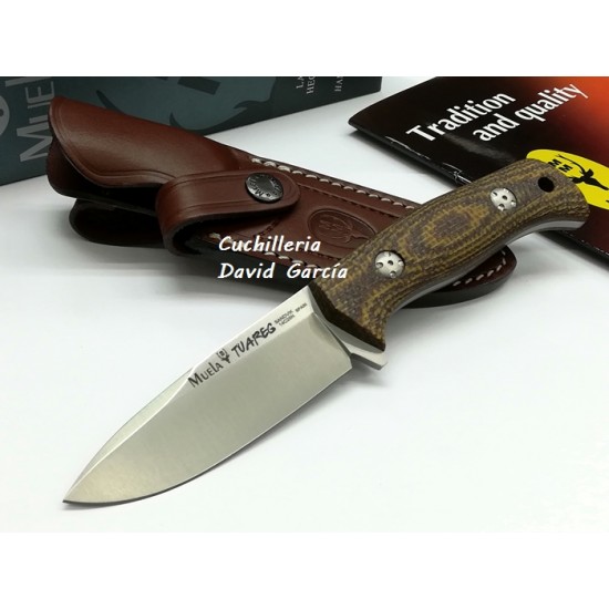 Muela Tuareg 10G Micarta Yute Mostaza Muela Tuareg 10G Micarta Yute Mostaza