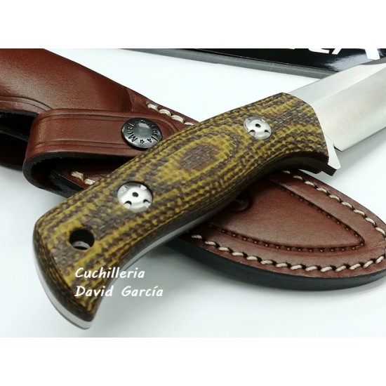 Muela Tuareg 10G Micarta Yute Mostaza Muela Tuareg 10G Micarta Yute Mostaza