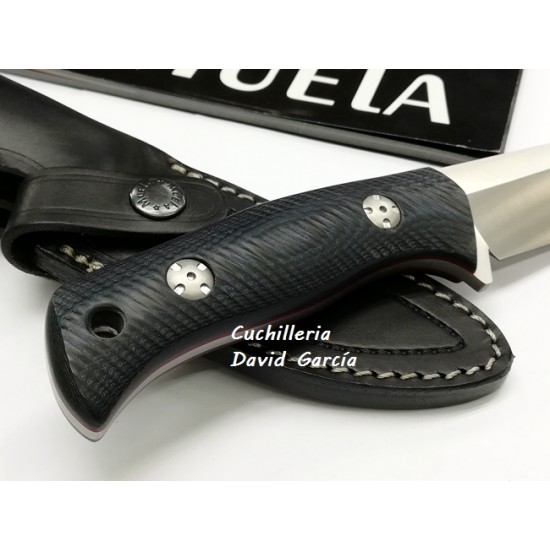 Muela Tuareg 10M Micarta Negra-Azul Muela Tuareg 10M Micarta Negra-Azul