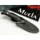 Muela Tuareg 10M Micarta Negra-Azul Muela Tuareg 10M Micarta Negra-Azul