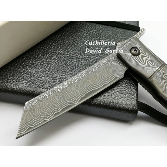 Yuki Higonokami Acero Damasco 71 Capas Mango Acero Damasco Yuki Higonokami Acero Damasco 71 Capas Mango Acero Damasco