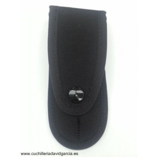 Funda navaja Cordura negra cierre ajustable 78308 Funda navaja Cordura negra cierre ajustable 78308