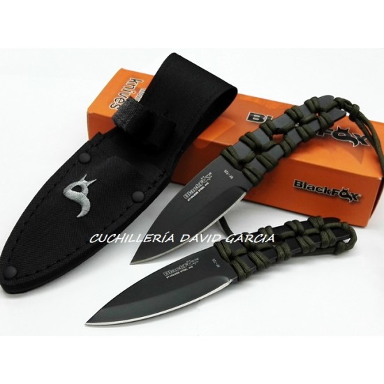 Cuchillo Lanzador BlackFox Double Throwing Set 2 Piezas BF-725 Cuchillo Lanzador BlackFox Double Throwing Set 2 Piezas BF-725