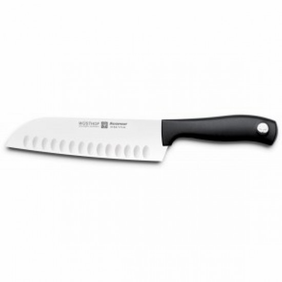 Wüsthof Serie Silverpoint  4184-7 Cuchillo Santoku Alveolado 17 cm