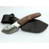 Azero Cuchillo  Desollar  Micarta Canvas Marrón Azero Cuchillo  Desollar  Micarta Canvas Marrón