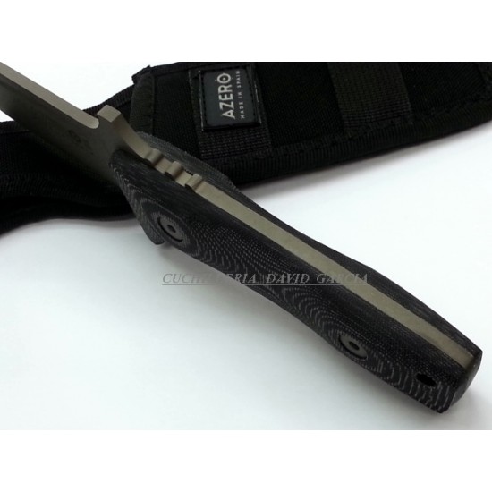 Azero Cuchillo Táctico / Supervivencia Micarta Canvas Acero D2 Azero Cuchillo Táctico / Supervivencia Micarta Canvas Acero D2