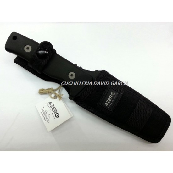 Azero Cuchillo Táctico / Supervivencia Cachas HDM-300 Acero D2