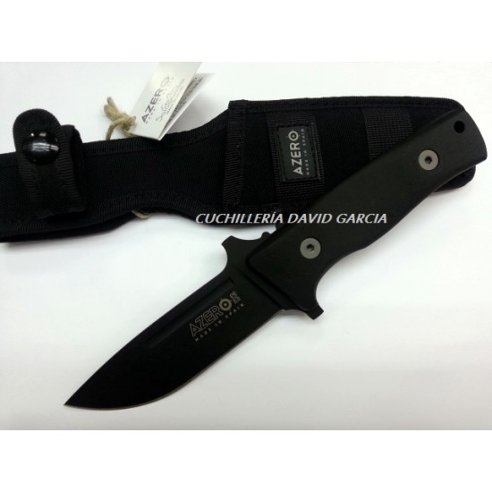 Azero Cuchillo Táctico / Supervivencia Cachas HDM-300 Acero D2