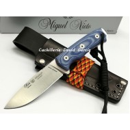 Nieto Chaman Bushcraft  139B Mikarta Canvas Azul Acero Bohler   Nieto Chaman Bushcraft  139B Mikarta Canvas Azul Acero Bohler