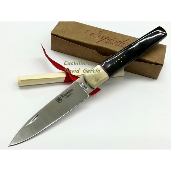 Expósito SV/503-BH Machete 12C27 Combinada Bufalo y Hueso Expósito SV/503-BH Machete 12C27 Combinada Bufalo y Hueso