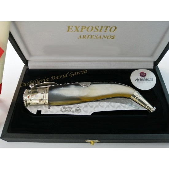 Expósito D-103 / AT Knife Albacete Damascus Steel / Asta Toro Expósito D-103 / AT Knife Albacete Damascus Steel / Asta Toro