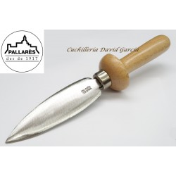 Cuchillo mesa inox Pallarès Solsona madera boj 10 cm - Ganivetería Roca